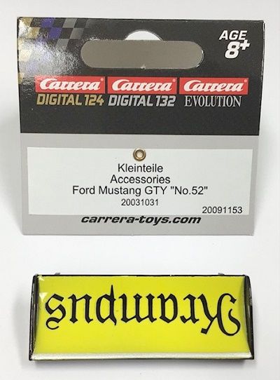 Carrera 1/32, Kleinteile für Ford Mustang GTY, 91153