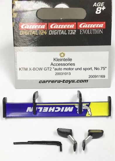 Carrera 1/32, Kleinteile für KTM X-Bow GT2, Nr.75, 91169