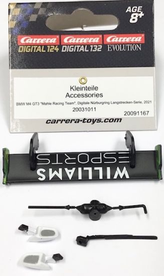 Carrera 1/32, Kleinteile für BMW M4 GT3, Nr.1, 91167