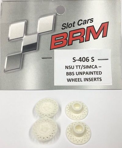 BRM 1/24, Felgeneinsätze BBS (Ø13,5mm)  4 Stk.