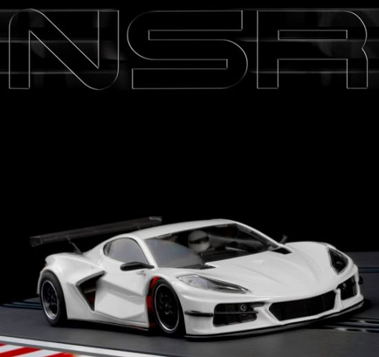 NSR 1/32, Corvette C8.R GT3, Test Car White, 0394AW