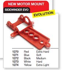 NSR, Motorhalter SW Evolution (rot/extra hart)