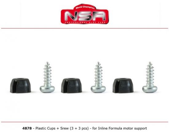 NSR, Formula 86/89, Schrauben + Kappen für Motorhalter