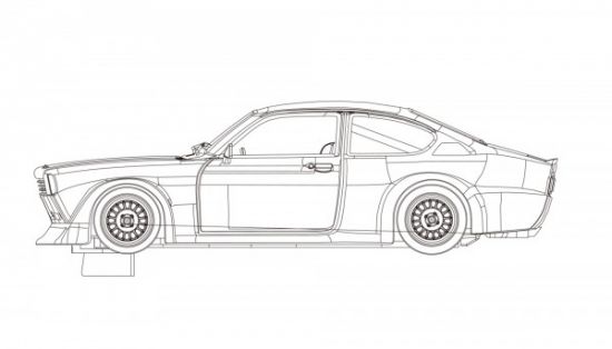 RevoSlot 1/32, Opel Kadett, White Kit Typ A, RS0171A