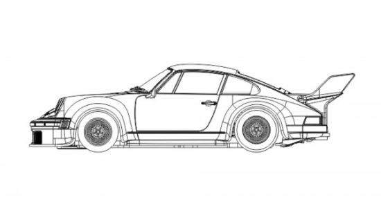 RevoSlot 1/32, Porsche 934, Bausatz 'White Kit', RS0270