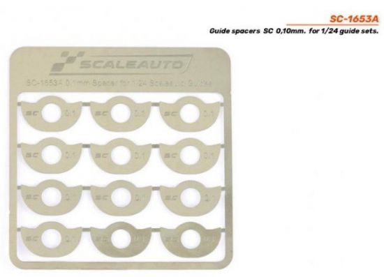 Scaleauto, Leitkieldistanzen 0.10mm (1/24) 12 Stk., SC-1653A