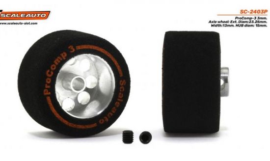 Scaleauto, 23.25 x 13mm, 'ProComp-3', 2 Stk., SC-2403P