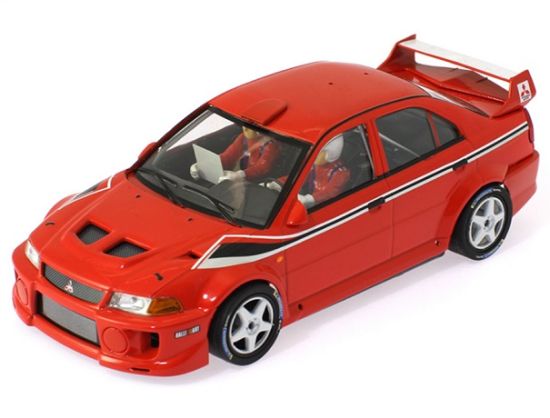 Scaleauto 1/32, Mitsubishi Lancer Evo V, Rot, SC-6283R