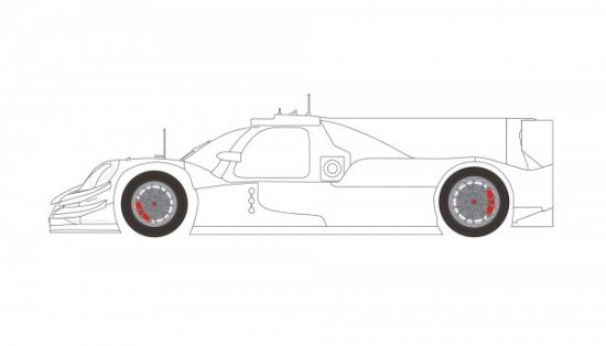 Scaleauto 1/24, Acura ARX-05, Bausatz 'White Kit', SC-7110SP