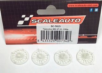 Scaleauto 1/24, Felgeneinsatz 'BBS GT' (Ø20mm), 4 Stk.