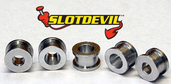 Slotdevil, Gleitlager Alu Race 4.9 x 3.8mm, 2 Stk, 20063231