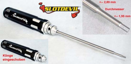 Slotdevil, Innensechskantschlüssel 1,5mm