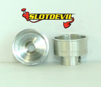 Slotdevil, Alu-Tpfchenfelge, 2 Stk., 13 x  6 mm