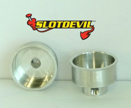 Slotdevil, Alu-Tpfchenfelge, 2 Stk., 14 x  6 mm