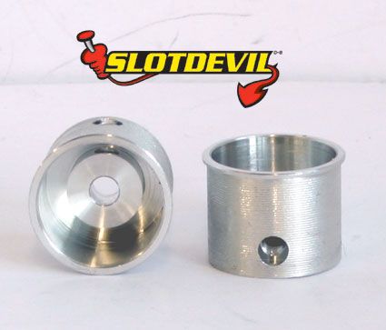 Slotdevil, Alu-Tpfchenfelge, 2 Stk., 14 x 11 mm