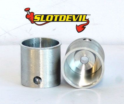 Slotdevil, Alu-Tpfchenfelge, 2 Stk., 15 x 15 mm