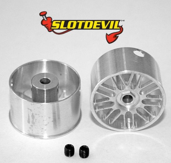 Slotdevil, Alu-Designfelge, 2 Stk., Ø21 x 13mm