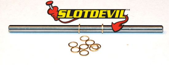 Slotdevil, Achsdistanz 0.4mm, für Ø3mm, Messing, 10 Stk.