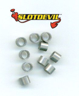 Slotdevil, Achsdistanz 3mm, für Ø3mm, Alu, 10 Stk.