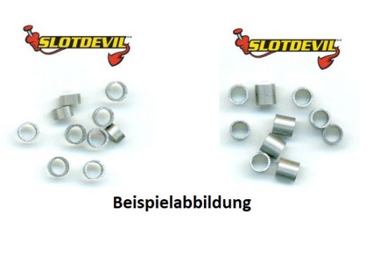 Slotdevil, Achsdistanz-Set, f. 3mm, Alu, 20 Stk.