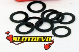 Slotdevil, Distanzen 0.25mm, fr Leitkiel 4.8mm, 10 Stk.