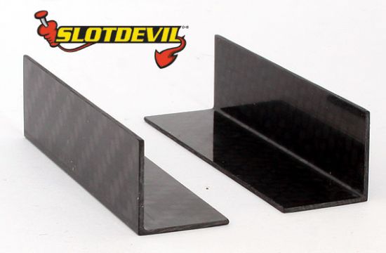 Slotdevil, Carbon-Winkel 60mm, 2 Stk.