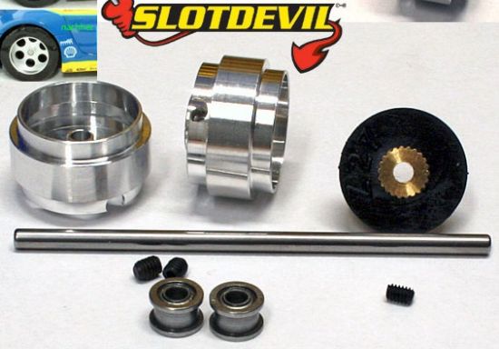 Slotdevil 1/32, Tuningkit A24 (hinten), Inliner-Antrieb,