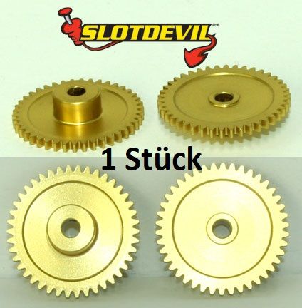 Slotdevil, Spurzahnrad 42z, (Ø21.9mm), Aluminium