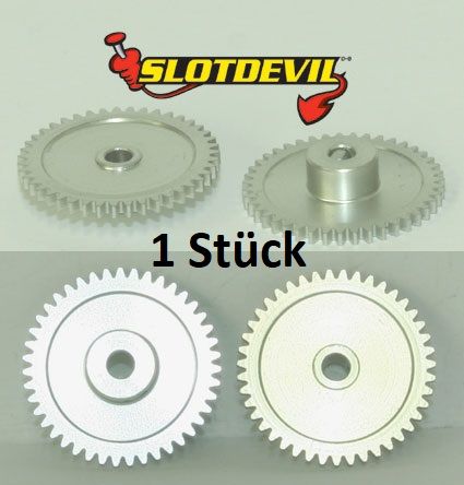 Slotdevil, Spurzahnrad 43z, (Ø22.5mm), Aluminium