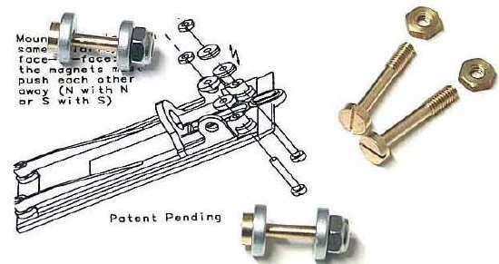 Slot.it, Fahrwerksfederungsset 'Magnetic Suspension', CH09