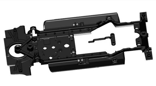 Slot.it, Chassis 3D Competition, fr Lola LMP, 1 Stk.