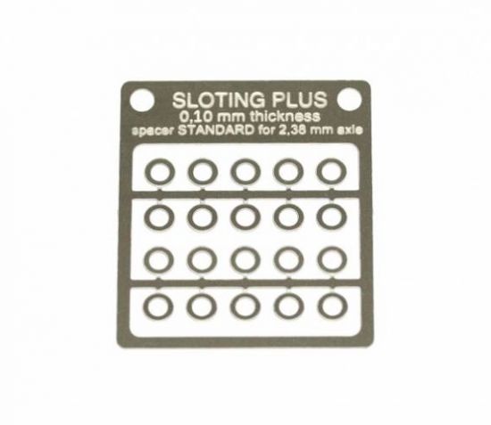 Sloting Plus, Distanzen 0.10mm fr 2.38mm, 20 Stk.