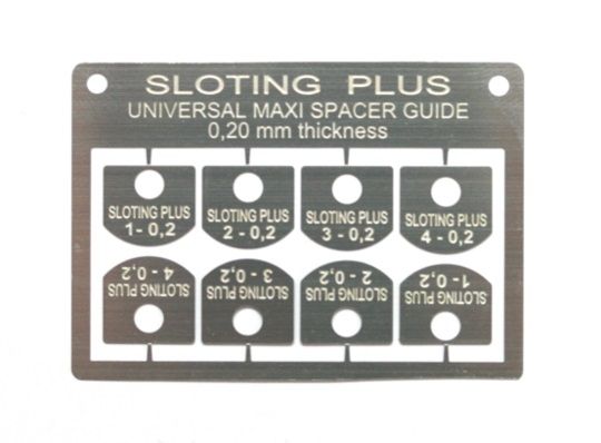 Sloting Plus, Leitkiel-Distanzen 0.20mm, 8 Stk.