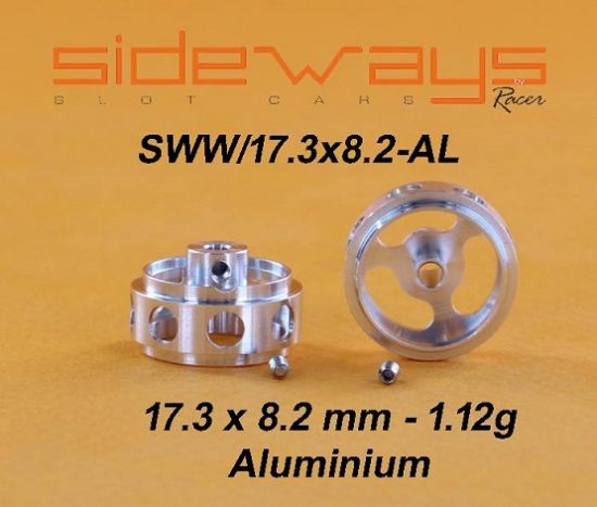 Sideways, Alu-Felgen 17.3 x 8.2mm, 'light', 2 Stk.