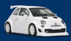 NSR 1/32, Abarth 500, Clear Body Kit, weiß