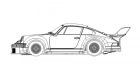 RevoSlot 1/32, Porsche 934, Bausatz 'White Kit', RS0270