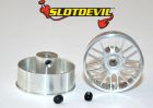 Slotdevil, Alu-Designfelge, 2 Stk., Ø21 x  8mm