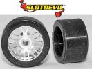 Slotdevil, Vorderreifen konisch (hart/45 S) 19x10mm, 2 Stk.