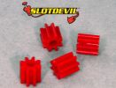 Slotdevil, Motorritzel  8z (Ø4,62 x 5mm), Kunststoff, 4 Stk