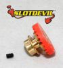 Slotdevil, Kronzahnrad V2, 25z (für Ø2.38mm), rot