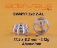 Sideways, Alu-Felgen 17.3 x 8.2mm, 'light', 2 Stk.